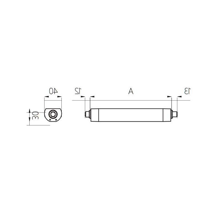 功率12W、尺寸A= 370 mm x 70 mm、MQAL-24-SDD、A70021